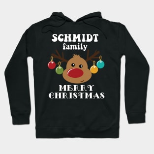 Family Christmas - Merry Christmas SCHMIDT family, Family Christmas Reindeer T-shirt, Pjama T-shirt Hoodie